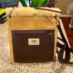 Furry UGG crossbody bag